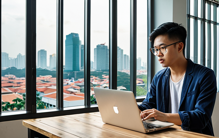 **
"A young Vietnamese professional confidently presenting to a diverse audience. The scene is a modern co-working space in Ho Chi Minh City. Open laptops, notebooks, and focused expressions suggest a dynamic workshop atmosphere. Emphasis on collaboration and embracing new ideas. Background: Cityscape of Ho Chi Minh City visible through large windows."
**