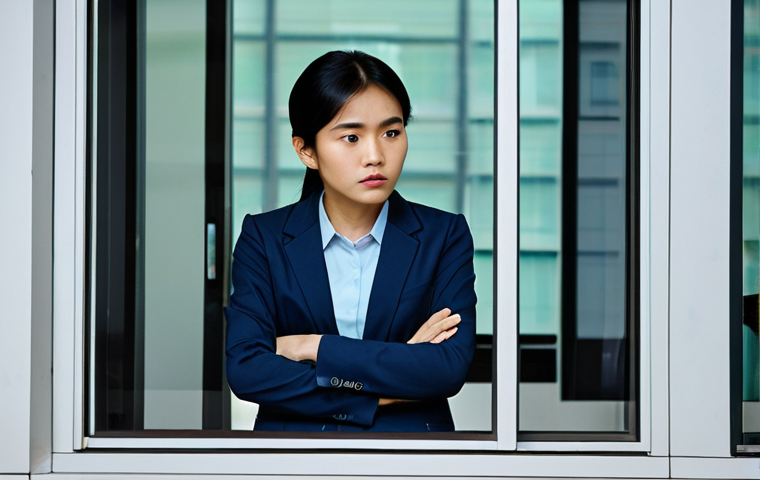 자아 한계 확장 과정에서의 감정 변화 이해하기 - Overcoming Boredom**

"A young Vietnamese professional, fully clothed in modest office attire, looki...