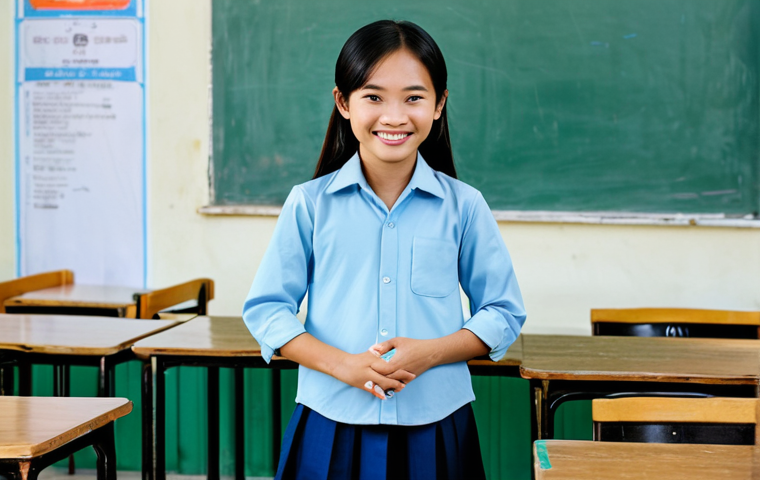 자아 한계 확장 과정에서의 감정 변화 이해하기 - Overcoming Boredom**

"A young Vietnamese professional, fully clothed in modest office attire, looki...